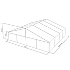 Carpa Bodega 20x20 KARPEK