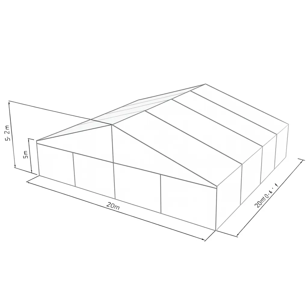Carpa Bodega 20x20 KARPEK