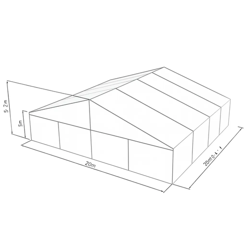 Carpa Bodega 20x20 KARPEK
