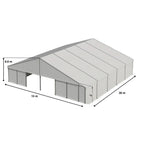 Carpa Bodega 15x30 KARPEK