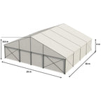 Carpa Bodega 25x30 KARPEK