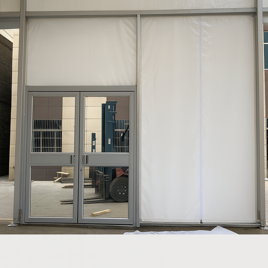 Puerta doble de vidrio KARPEK